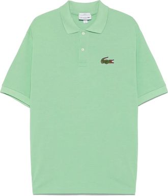 Lacoste Polo con applicazione logo - Verde