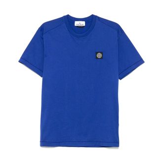 Stone Island Heren, Tops, Blauw, Maat: XS Katoen