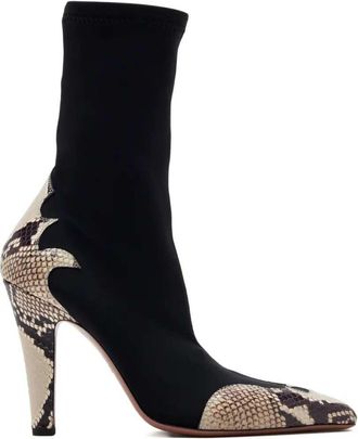 PARIS TEXAS Stivaletti Paris Texas Belle effetto pelle di serpente