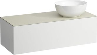 Laufen Laufen - Il Bagno Alessi Cajonera, Encimera De Piedra Calce Avorio