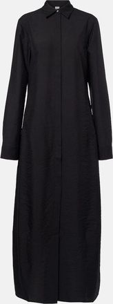Toteme Silk-blend shirt dress