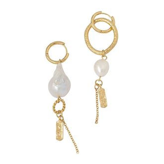 Sessun Oorbellen met hanger - Dames - Oorbellen - Geel - ONE Size - Accessoires