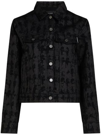 Karl Lagerfeld Giacca con stampa geometrica - Nero