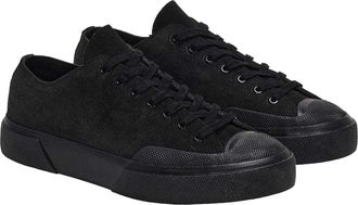 Superga Womens/Ladies Flesh Out Suede Work Trainers (Full Black) - Size UK 5.5
