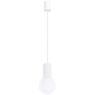 Wonderlamp L&aacute;mpara Colgante Mido Blanco, 1 Luz
