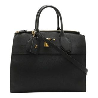 Louis Vuitton Pre-owned Handbag - Dames - Pre-owned - Zwart - Maat: ONE Size Leer