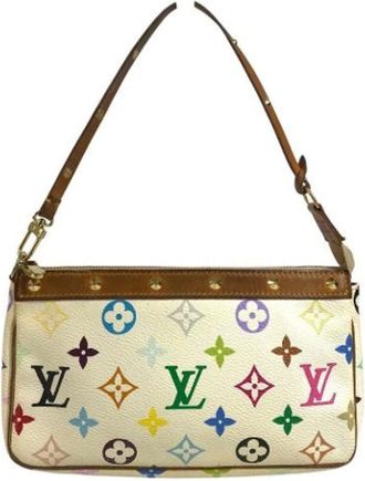 Louis Vuitton Pre-owned Handbag Pouch Shoulder Bag - Dames - Vintage Schoudertas - Veelkleurig - ONE Size - Vintage