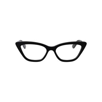 Alexander McQueen Am0560O Brillen - unisex - Accessoires - Zwart - Maat: 52 MM
