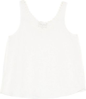 Forte_Forte Top Ricamo Cappa Garza Lino Chic