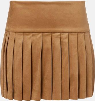 Norma Kamali Minigonna a pieghe