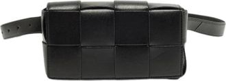 Bottega Veneta Pre-owned Belt Bag - Dames - Vintage Heuptassen - Zwart - ONE Size - Leer - Vintage