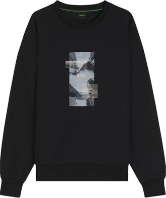 HUGO BOSS Felpa con grafica - Nero