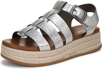 Blowfish Womens Madrid Fisherman Sandal, Silver Metallic, 6 UK