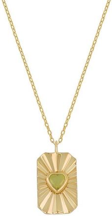 Bony Levy Pendant Necklace in 14K Gold/Garnet Peridot at Nordstrom, Size 18