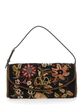 Valentino Garavani Multicolor Vain Shoulder Bag