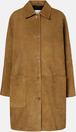 Dorothee Schumacher Cappotto Soft Touch in suede
