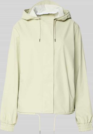 Rains Jacke mit Abdeckleiste in Mint, Gr&ouml;&szlig;e XL