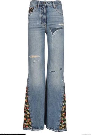 Valentino Garavani Valentino Embroidered Flared Jeans Size 25/63