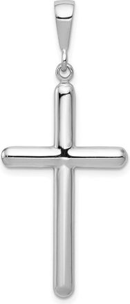 Diamond2Deal 14k White Gold Cross Pendant