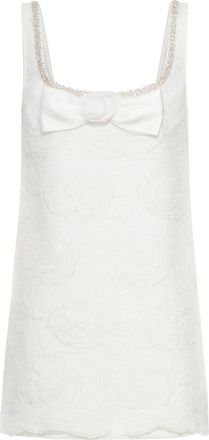 Self Portrait Mini Dress In Tulle And Lace