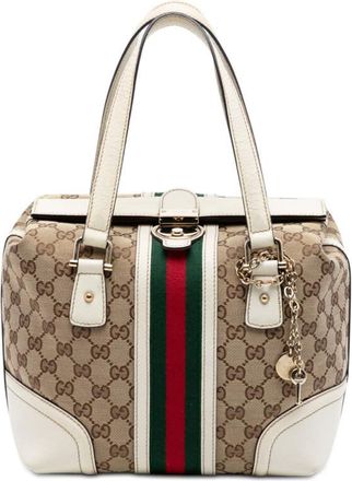 Gucci Pre-owned Gucci GG Canvas Web Treasure Handbag Ladies QWYX8L8C6HCMXLOG