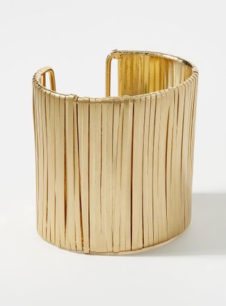 Simons Womens Metallic cuff bracelet