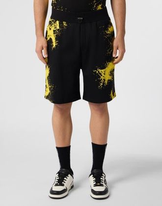 Plein Sport Shorts Plein Sport Splash Men in Black at Nordstrom, Size Xxx-Large
