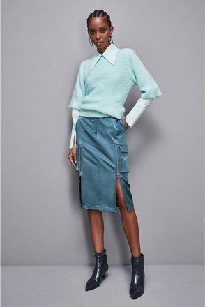 Patrizia Pepe Polyester Long Womens Skirt