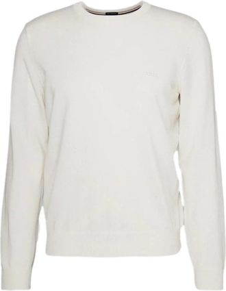 HUGO BOSS Heren, Truien, Wit, Maat: XL Wol