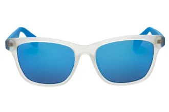 adidas OR0069 Blue Mirror Lens Sunglasses - Clear