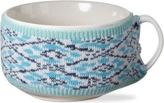 Tag Alpine Sweater Soup Mug Turquoise Blue Bone China Drinkware at Nordstrom