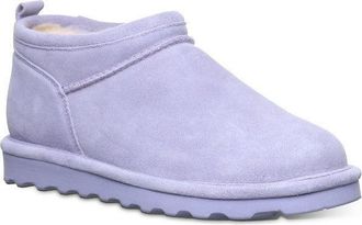 Bearpaw Super Shorty Womens Persian Violet Suede Pull On Ankle Boots JOBB552