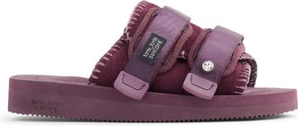Forte_Forte Crossed Strap Sandals in Deep Plum