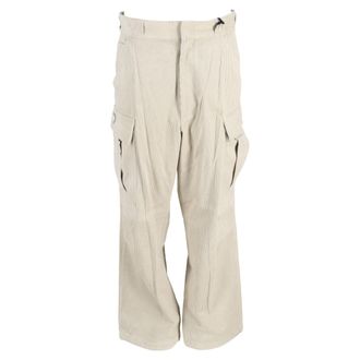 Prada Prada Pinwale broek in ecru corduroy