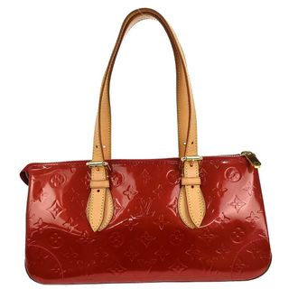 Louis Vuitton Rosewood Avenue Handbag Monogram Vernis Red Patent_Leather Handbag (Pre-Owned)