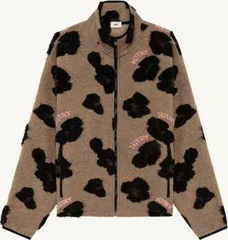 Autry ALL-OVER FULL-ZIP TEDDY JACKET UNISEX