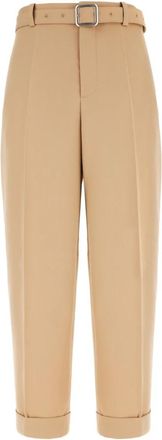 Jil Sander Stijlvolle Broeken voor Mannen en Vrouwen - Heren - Straight fit broeken - Beige - M - Broeken