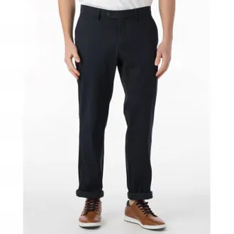 Ballin Perma Color Pima Twill Khaki Pants - Atwater Modern Fit In Navy