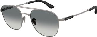 Giorgio Armani AR6178 300371 Mens Sunglasses Gunmetal Size 54