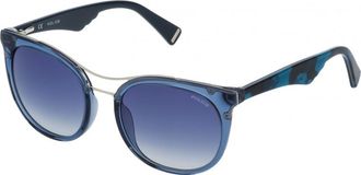 Police Womens SPL758 52 520955 Sunglasses - Blue - One Size