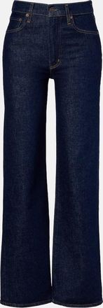 A Gold E Harper mid-rise straight jeans
