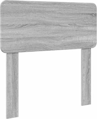 vidaXL Cabecero Gris Sonoma 90 Cm Madera Contrachapada Vidaxl