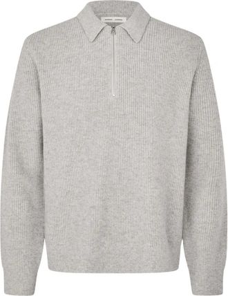 Sams&oslash;e & Sams&oslash;e Saisaks HZ Polo - Heren - Polos - Grijs - M - Wol - Tops