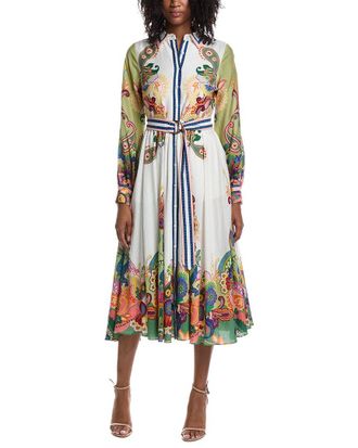 Elie Tahari The Ester Celestial Paisley Dress