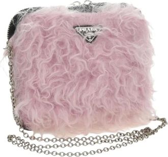 Prada Borsa a spalla vintage Pre-owned in pelliccia - - Pre-owned - Donna - Rosa - ONE SIZE
