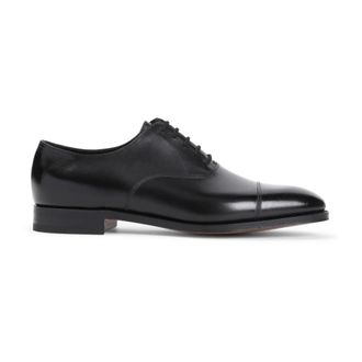 John Lobb City II Oxfords - Heren - Nette schoenen - Zwart - 43 1/2 EU - Leer - Schoenen