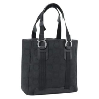 Ferragamo Pre-owned Hand Bag - Dames - Pre-owned - Zwart - Maat: ONE Size Leer