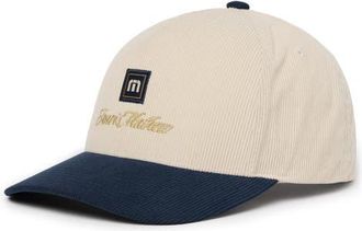 Travis Mathew Hidden Royalty Snapback Baseball Cap in Italian Sand at Nordstrom