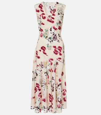 Ulla Johnson Elowen floral silk midi dress