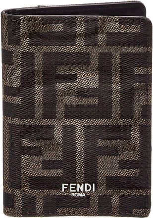 Fendi Fendi Canvas & Leather Wallet